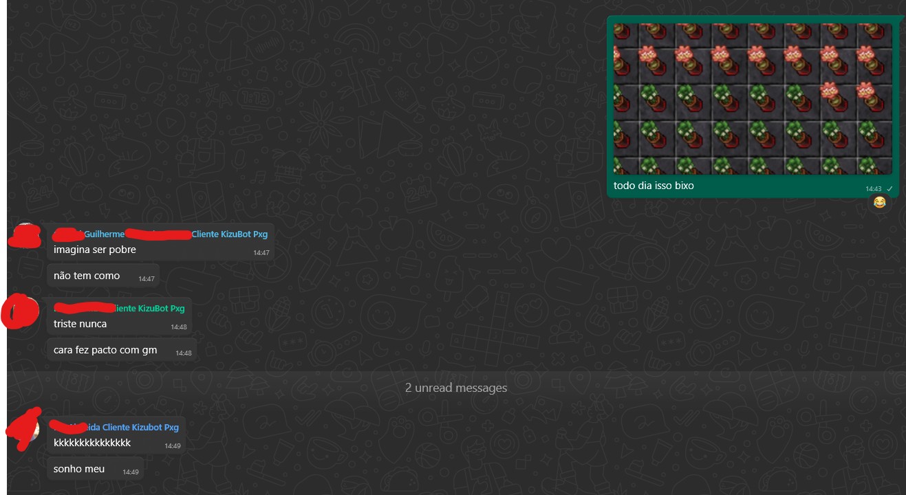 Resultado do KizuBot - Comunidade de Sucesso